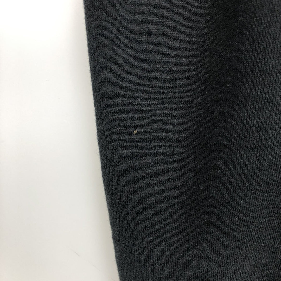 90'S Russell College Sweatshirt, Made in USA, Men's L, Vintage cotton black type Vintage Second Hand