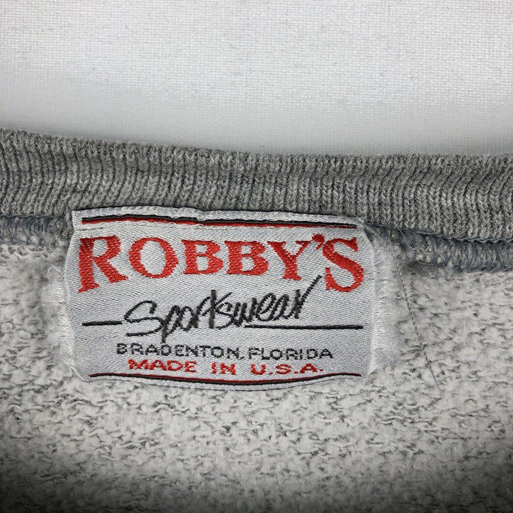 ROBBY'S SPORTSWEAR Pennsylvania State University College Sweatshirt, Made in USA, Men's XL equivalent, Vintage. cotton gray type Vintage Second Hand