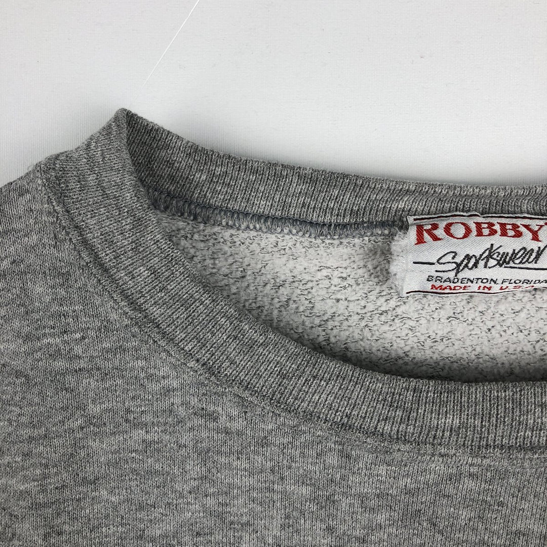 ROBBY'S SPORTSWEAR Pennsylvania State University College Sweatshirt, Made in USA, Men's XL equivalent, Vintage. cotton gray type Vintage Second Hand