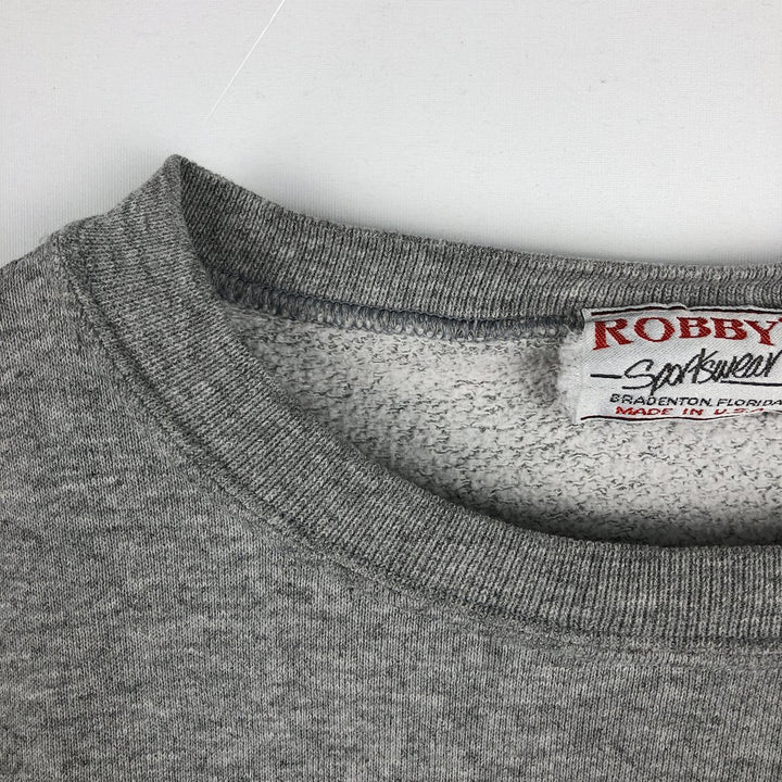 ROBBY'S SPORTSWEAR Pennsylvania State University College Sweatshirt, Made in USA, Men's XL equivalent, Vintage. cotton gray type Vintage Second Hand