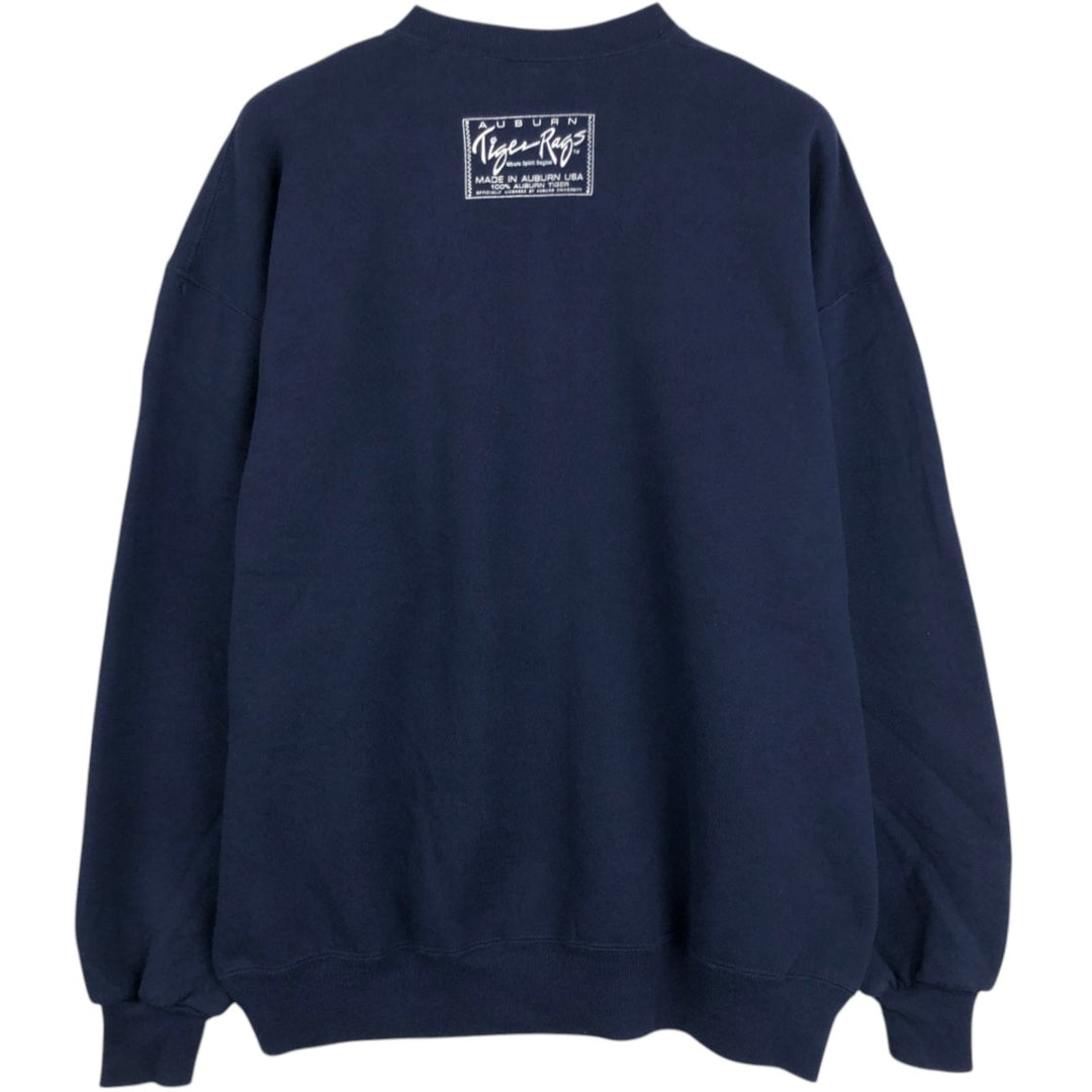 90'S Russell College Sweatshirt, Made in USA, Men's XL, Vintage cotton navy blue type Vintage Second Hand