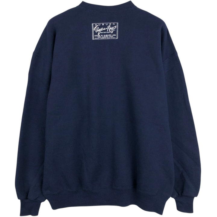 90'S Russell College Sweatshirt, Made in USA, Men's XL, Vintage cotton navy blue type Vintage Second Hand