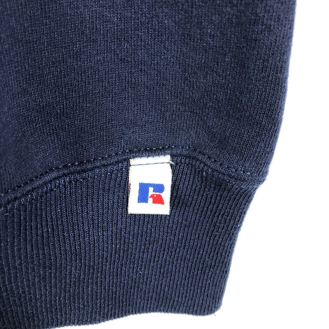 90'S Russell Dog Print College Character Sweatshirt, Made in USA, Men's XXL (approx.) Vintage cotton navy blue type Vintage Second Hand