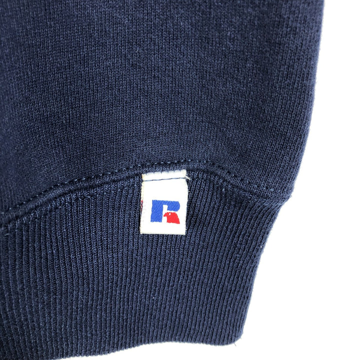 90'S Russell Dog Print College Character Sweatshirt, Made in USA, Men's XXL (approx.) Vintage cotton navy blue type Vintage Second Hand
