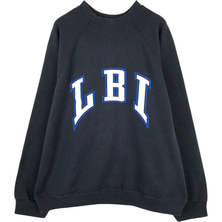 Tultex College Sweatshirt, Men's XXL (approx.) cotton navy blue type Vintage Second Hand