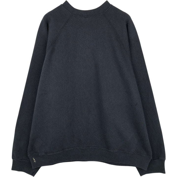 Tultex College Sweatshirt, Men's XXL (approx.) cotton navy blue type Vintage Second Hand