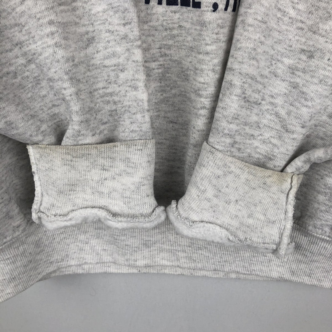 90'S Russell MICHIGAN University of Michigan college sweatshirt, Made in USA, Men's Size L, Vintage cotton white type Vintage Second Hand