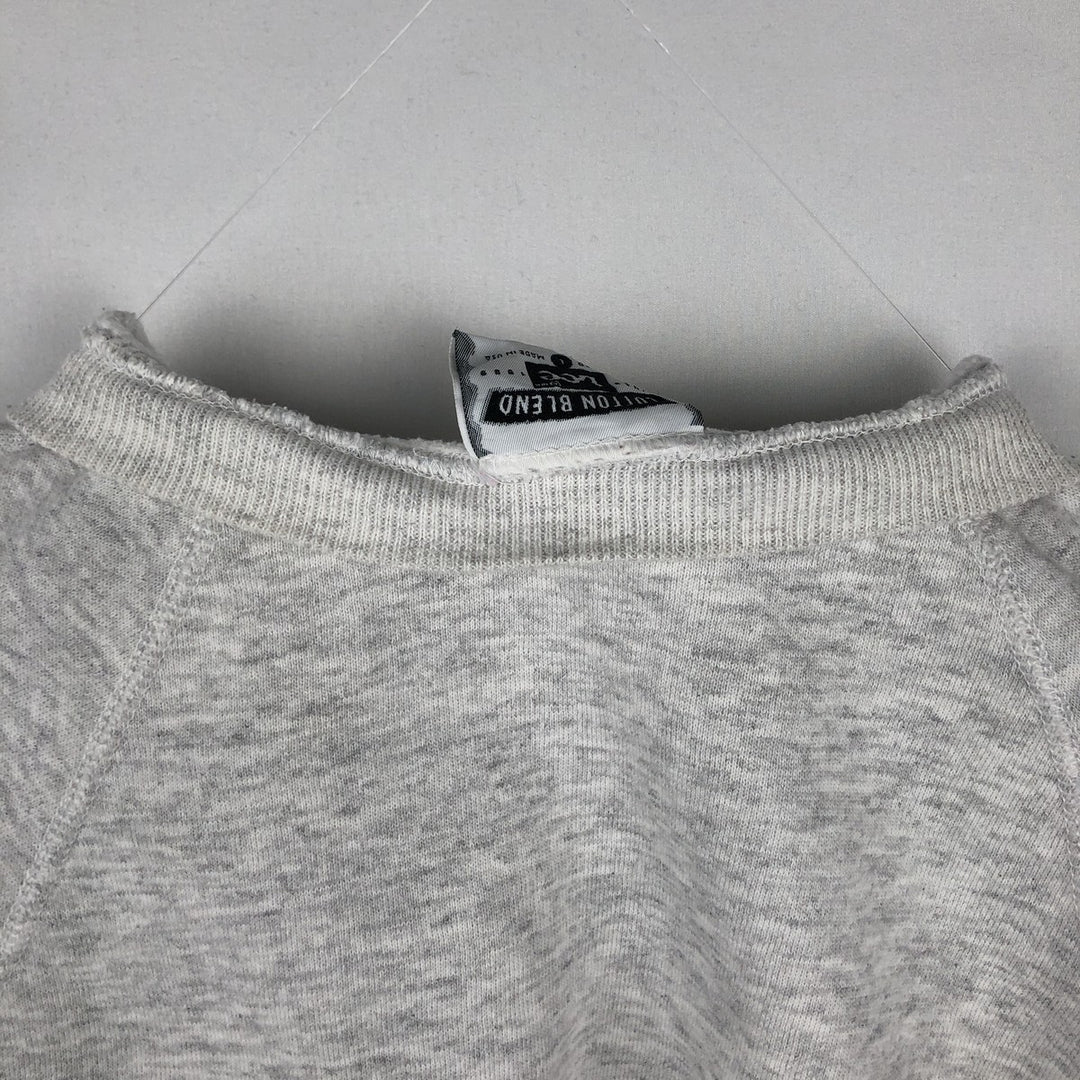 90'S Russell MICHIGAN University of Michigan college sweatshirt, Made in USA, Men's Size L, Vintage cotton white type Vintage Second Hand