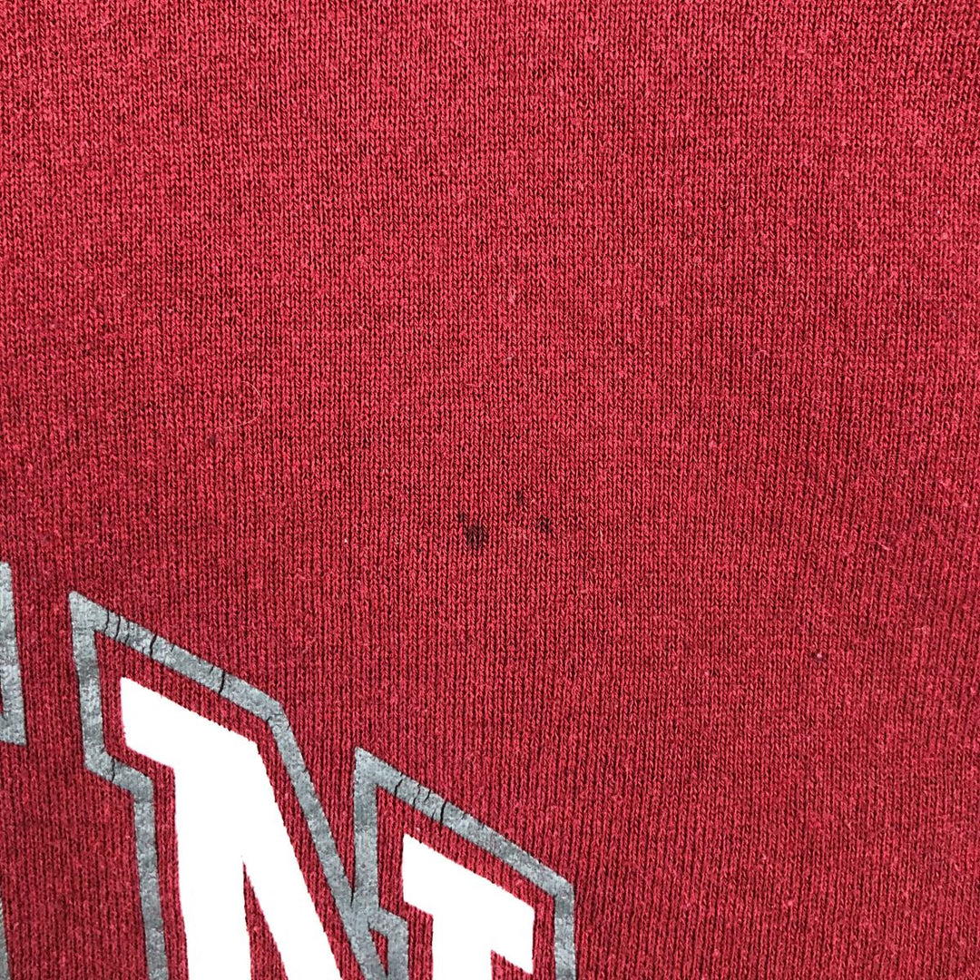 90'S Russell College Sweatshirt, Made in USA, Men's L, Vintage cotton red type Vintage Second Hand