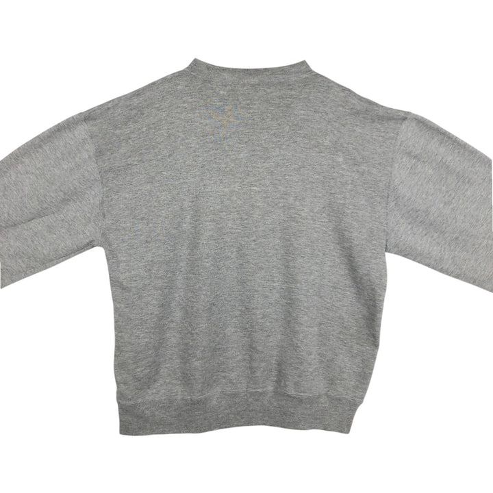 90'S Russell College Sweatshirt, Made in USA, Men's L, Vintage polyester gray type Vintage Second Hand
