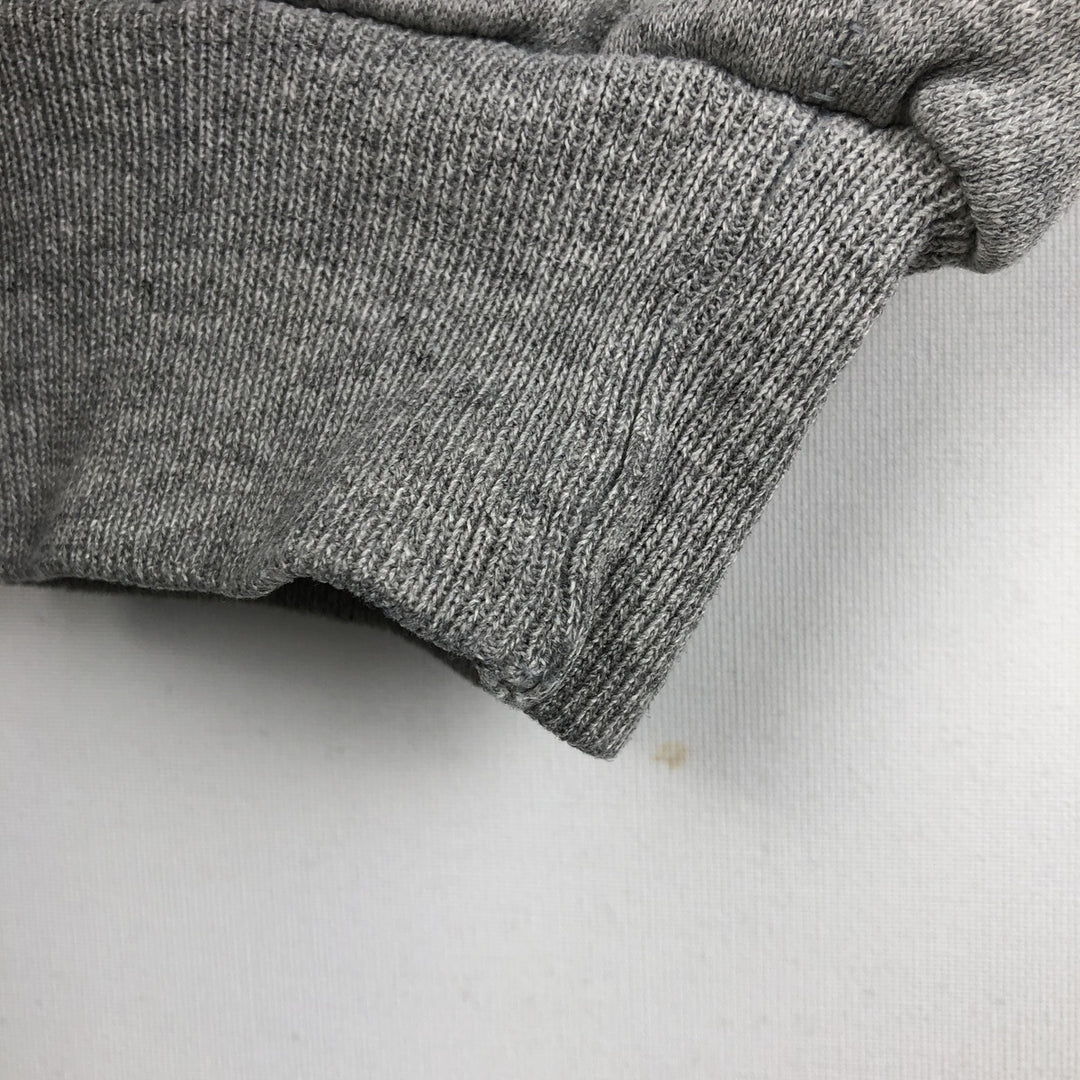 90'S Russell College Sweatshirt, Made in USA, Men's L, Vintage polyester gray type Vintage Second Hand