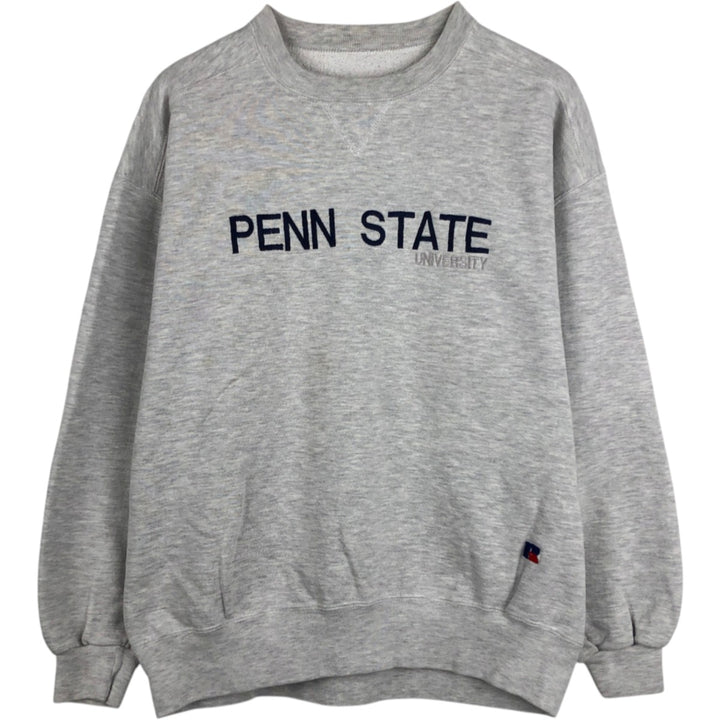 Vintage 1990'S Russell Pennsylvania State University college sweatshirt, made in the USA, size XL, men's cotton gray type Vintage Second Hand
