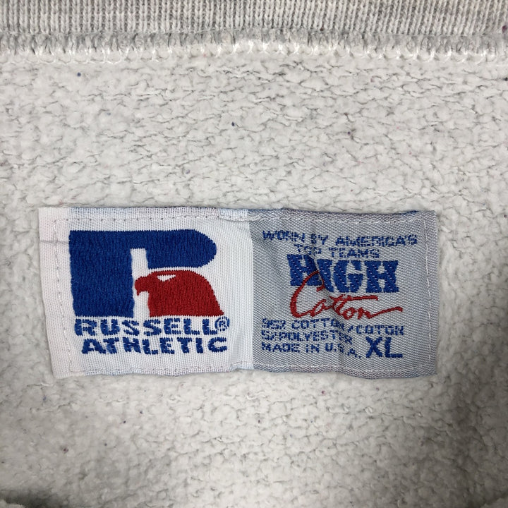 Vintage 1990'S Russell Pennsylvania State University college sweatshirt, made in the USA, size XL, men's cotton gray type Vintage Second Hand