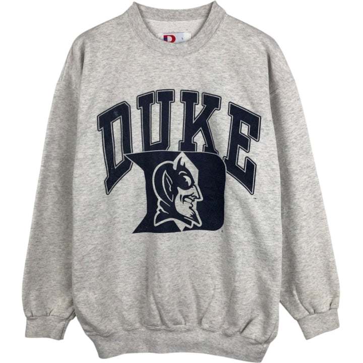 90'S DODGER College Character Sweatshirt, Made in USA, Men's Size L (Equivalent), Vintage cotton gray type Vintage Second Hand
