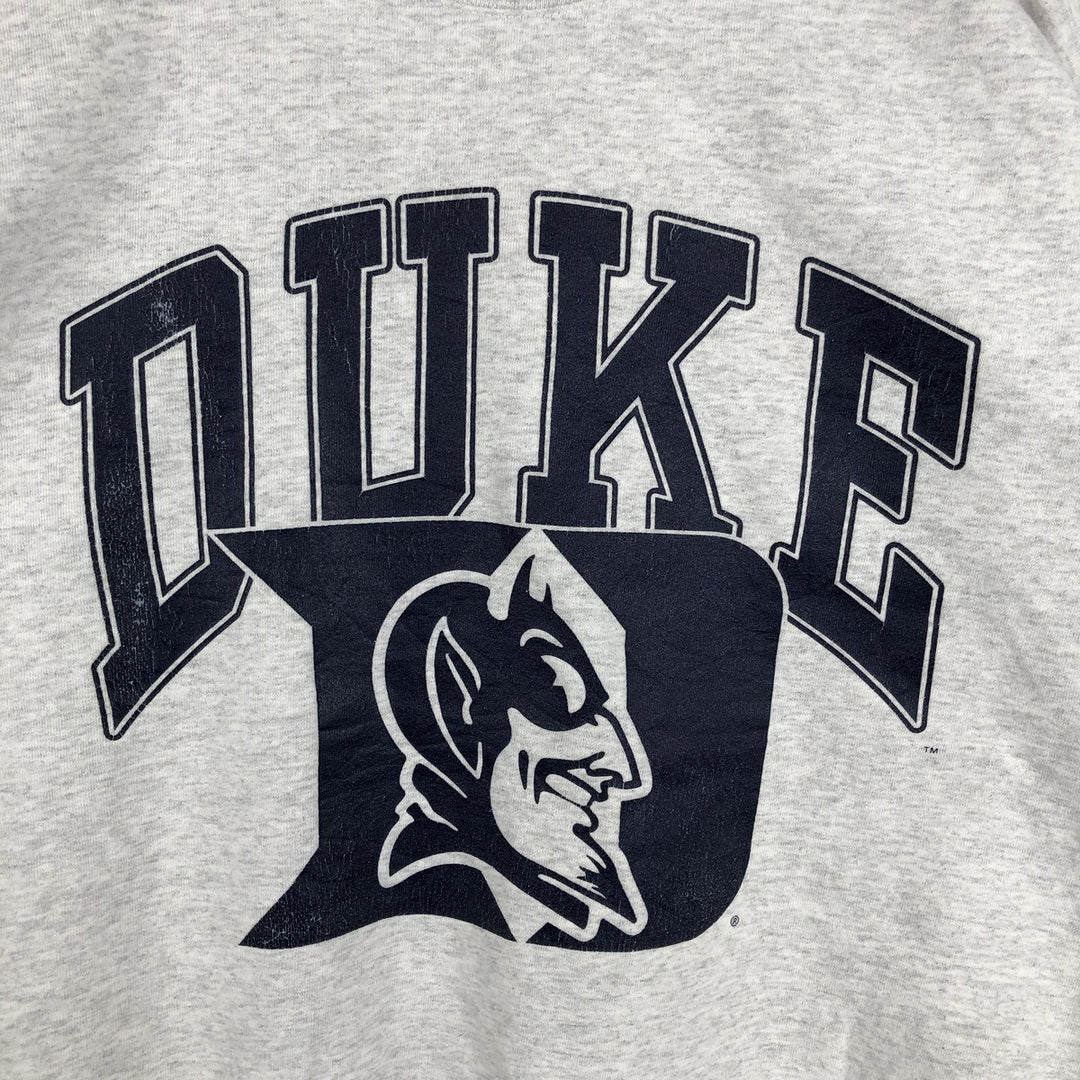 90'S DODGER College Character Sweatshirt, Made in USA, Men's Size L (Equivalent), Vintage cotton gray type Vintage Second Hand