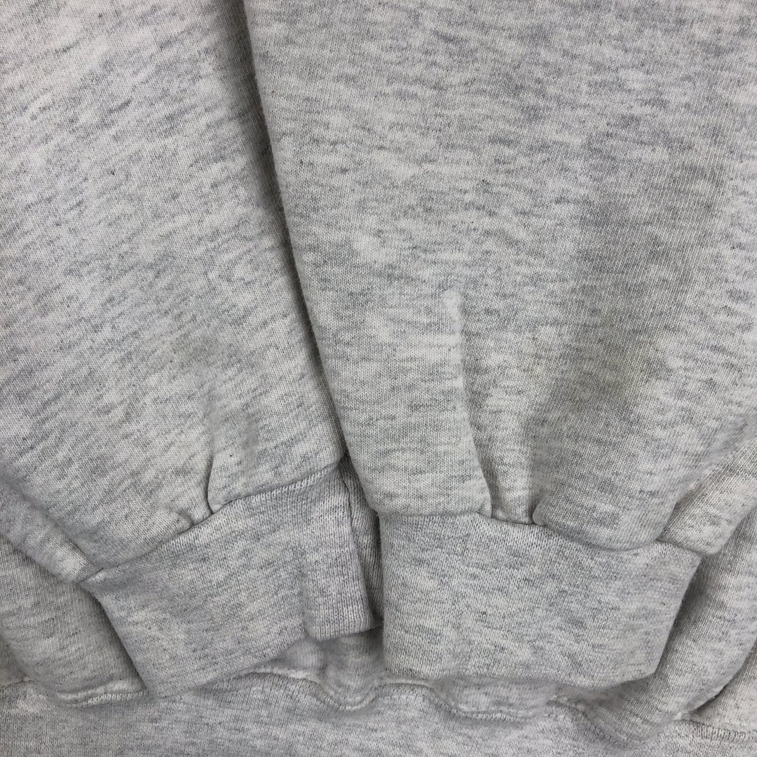 90'S DODGER College Character Sweatshirt, Made in USA, Men's Size L (Equivalent), Vintage cotton gray type Vintage Second Hand