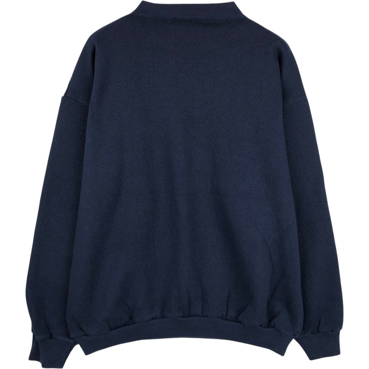90'S Tultex Pennsylvania State University College Sweatshirt, Made in USA, Men's Size L (approx.), Vintage cotton navy blue type Vintage Second Hand