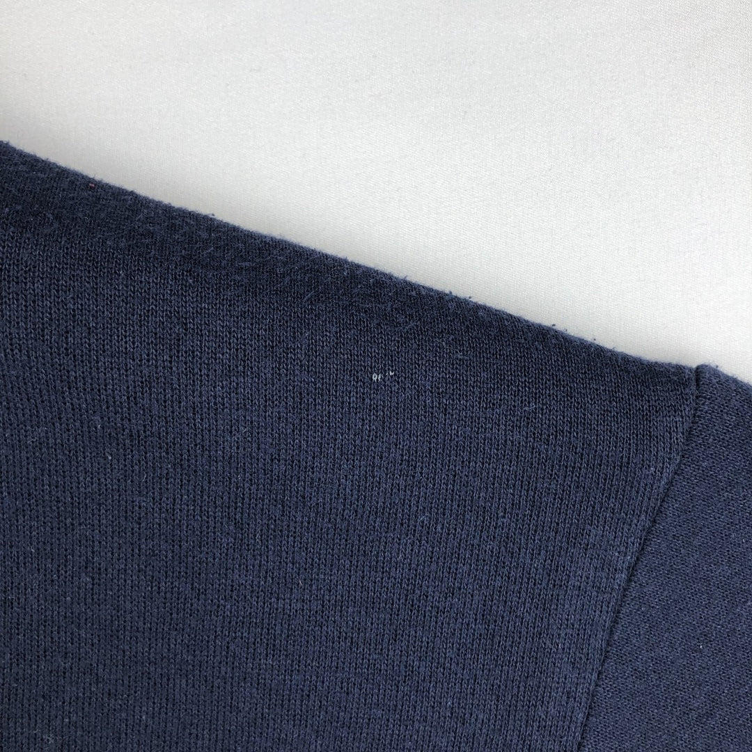 90'S Tultex Pennsylvania State University College Sweatshirt, Made in USA, Men's Size L (approx.), Vintage cotton navy blue type Vintage Second Hand
