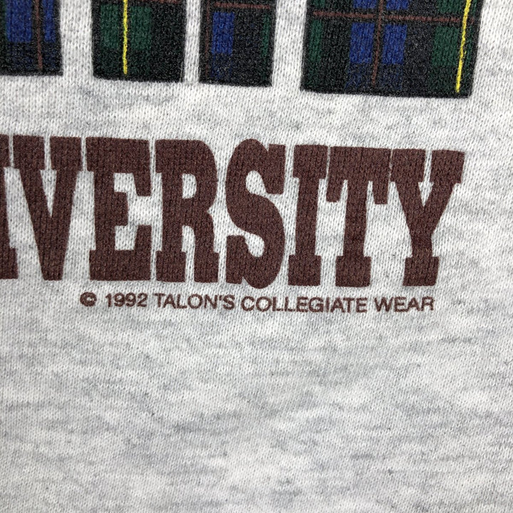 Vintage 90'S Hanes Heavyweight College Sweatshirt, Made in USA, Men's Size XL cotton white type Vintage Second Hand