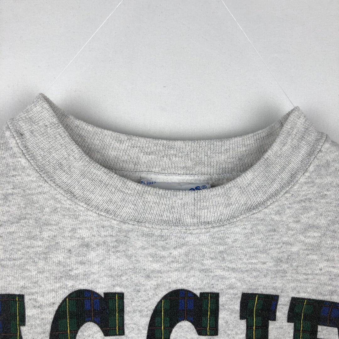 Vintage 90'S Hanes Heavyweight College Sweatshirt, Made in USA, Men's Size XL cotton white type Vintage Second Hand