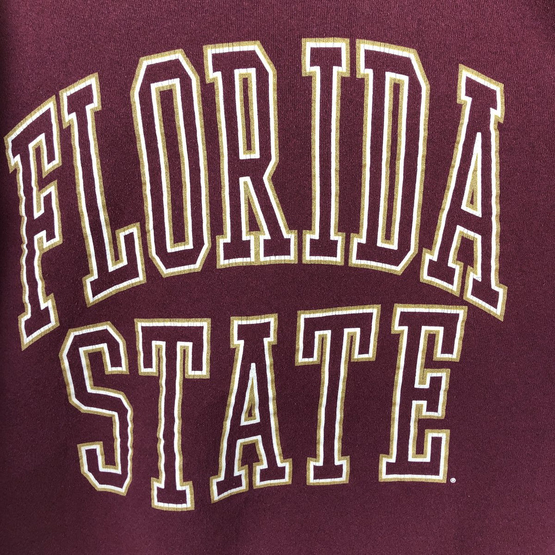 90'S Lee Heavyweight College Sweatshirt, Made in USA, Men's XL equivalent, Vintage cotton Red type red-purple Vintage Second Hand