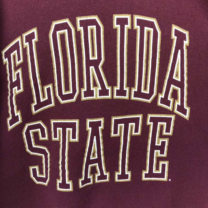 90'S Lee Heavyweight College Sweatshirt, Made in USA, Men's XL equivalent, Vintage cotton Red type red-purple Vintage Second Hand
