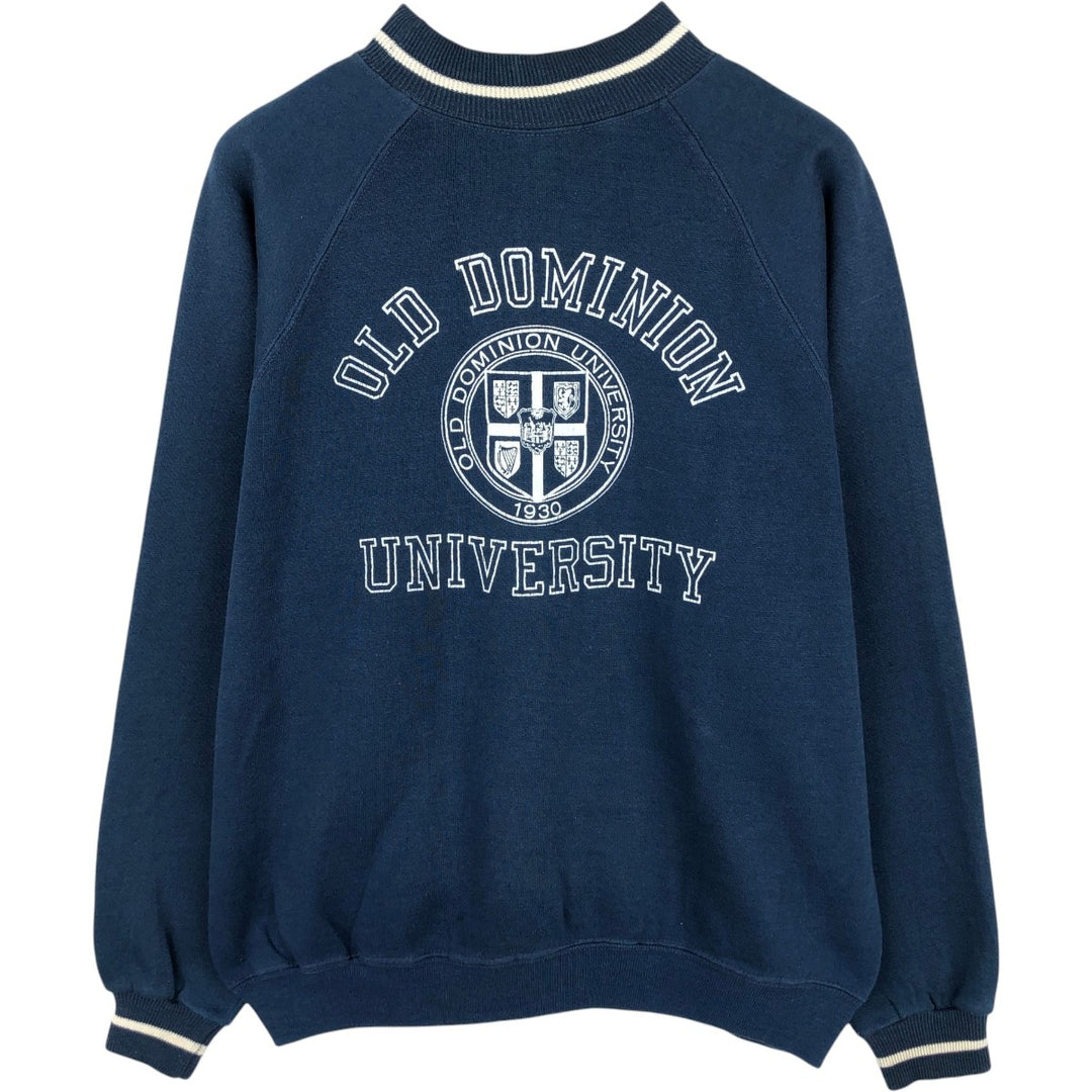 KODEL College Sweatshirt, Men's Size L (approx.) cotton navy blue type Vintage Second Hand