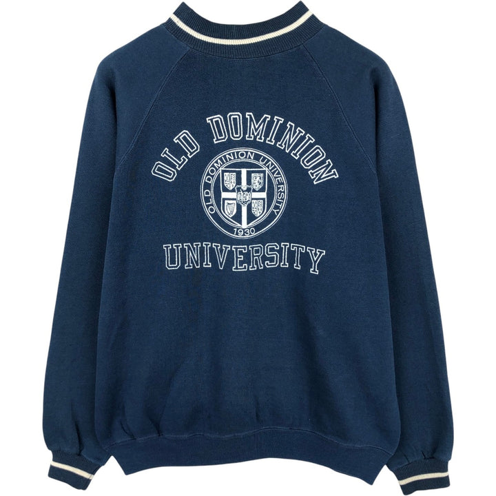 KODEL College Sweatshirt, Men's Size L (approx.) cotton navy blue type Vintage Second Hand