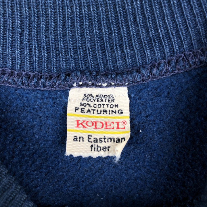 KODEL College Sweatshirt, Men's Size L (approx.) cotton navy blue type Vintage Second Hand