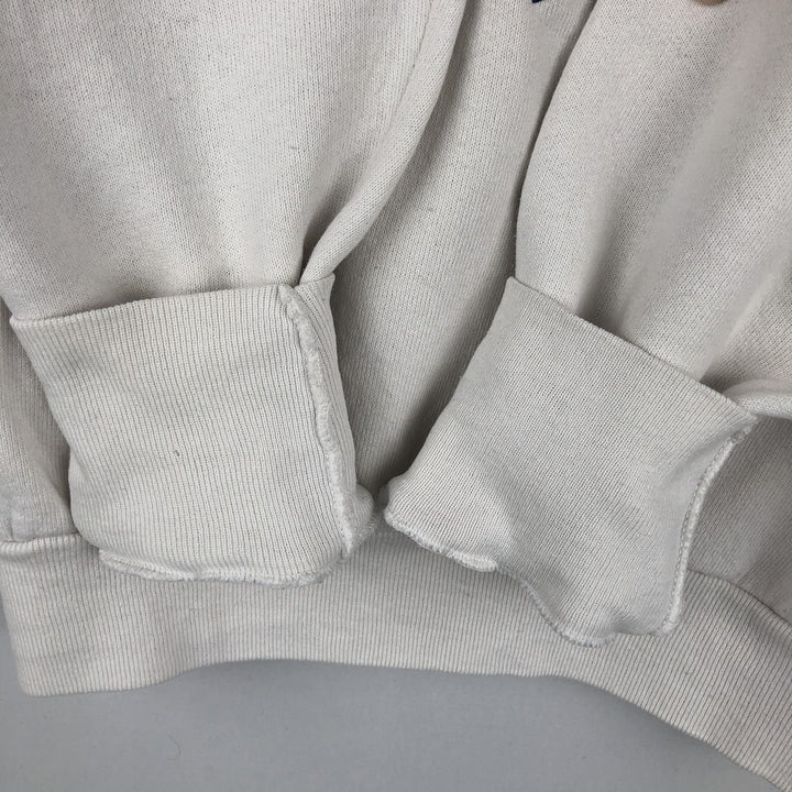 Vintage 1980'S Fruit of the Loom college sweatshirt, made in the USA, size L, men's cotton white type Vintage Second Hand