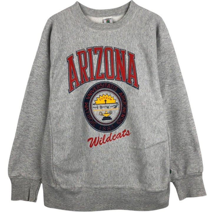 Vintage 90'S DESERT SPORTSWEAR triple print college sweatshirt, made in the USA, size L, men's cotton gray type Vintage Second Hand