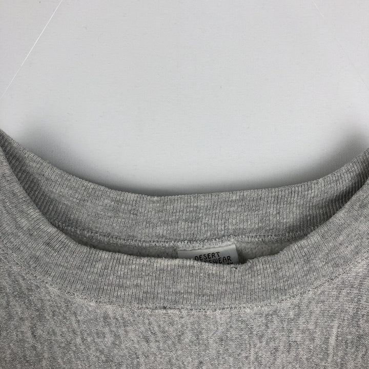 Vintage 90'S DESERT SPORTSWEAR triple print college sweatshirt, made in the USA, size L, men's cotton gray type Vintage Second Hand