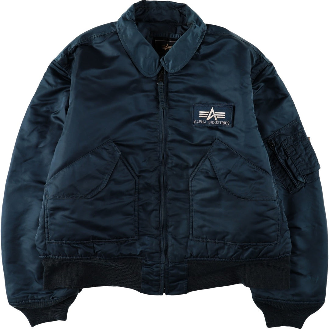 Civilian Alpha CWU-45 Padded Weapon Nylon navy blue type Vintage Second Hand
