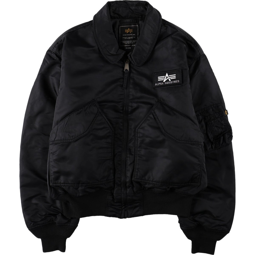 Civilian Alpha CWU-45 Nylon black type Vintage Second Hand