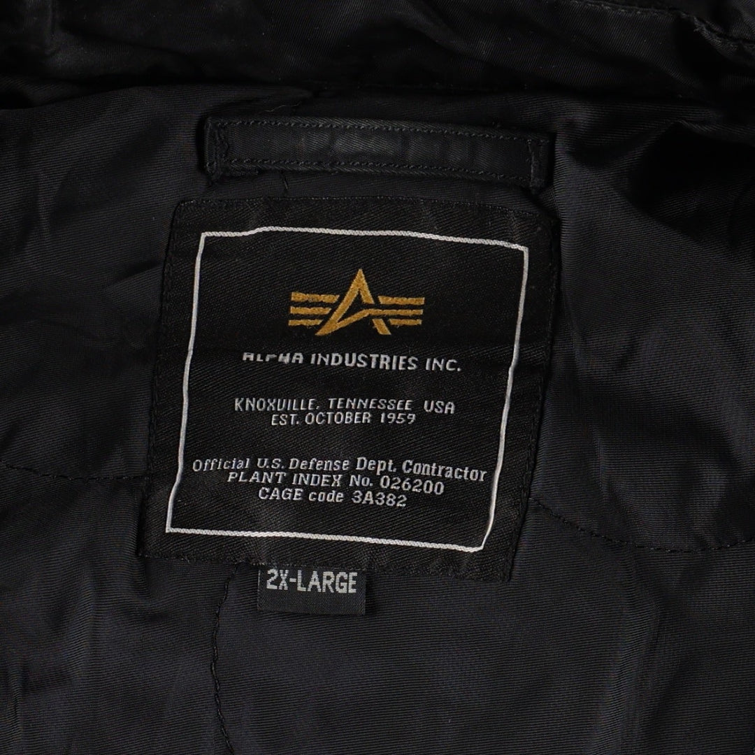 Civilian Alpha CWU-45 Nylon black type Vintage Second Hand
