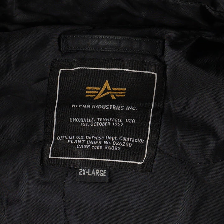 Civilian Alpha CWU-45 Nylon black type Vintage Second Hand