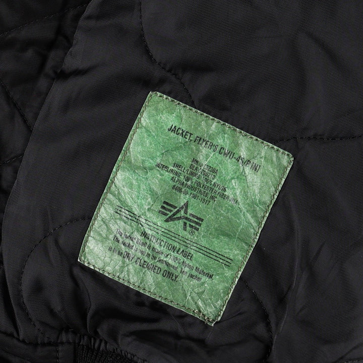 Civilian Alpha CWU-45 Nylon black type Vintage Second Hand