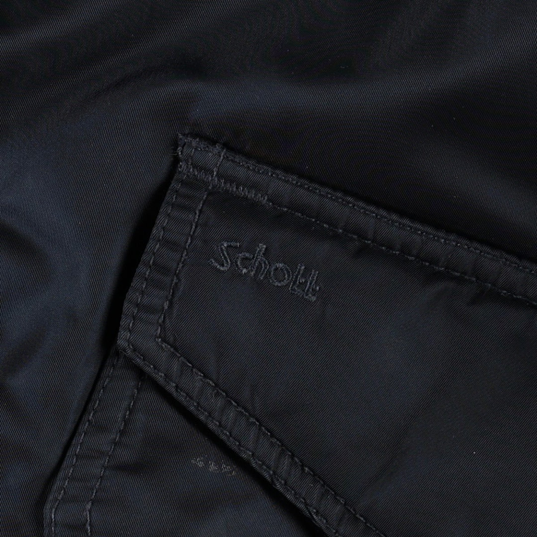 Civilian-made Schott CWU-type padded military flight jacket, men's size XL equivalent. Nylon navy blue type Vintage Second Hand