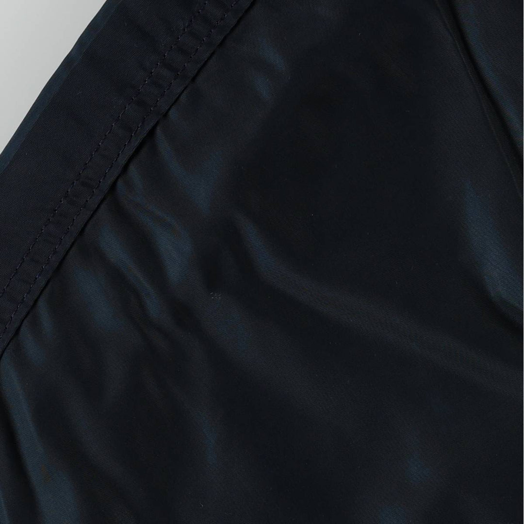 Civilian-made 1990'S Alpha Industries MA-1 type padded military flight jacket, made in the USA, men's size L equivalent, vintage. Nylon navy blue type Vintage Second Hand