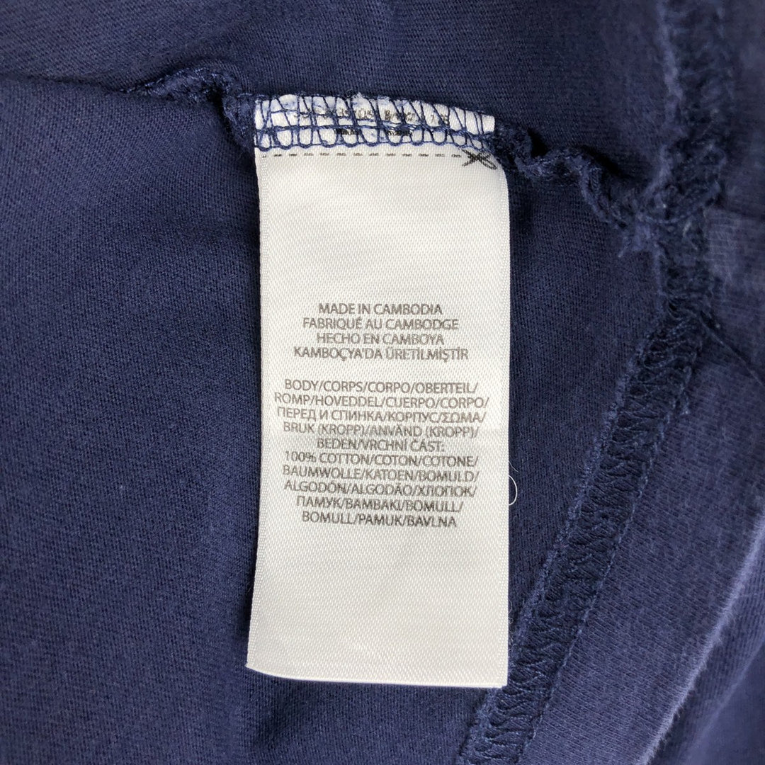 Ralph Lauren POLO RALPH LAUREN Polo Bear Long-Sleeve T-Shirt (Women's Size S) cotton navy blue type Vintage Second Hand