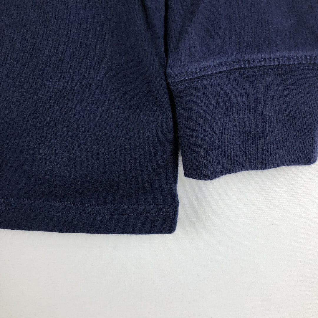 Ralph Lauren POLO RALPH LAUREN Polo Bear Long-Sleeve T-Shirt (Women's Size S) cotton navy blue type Vintage Second Hand