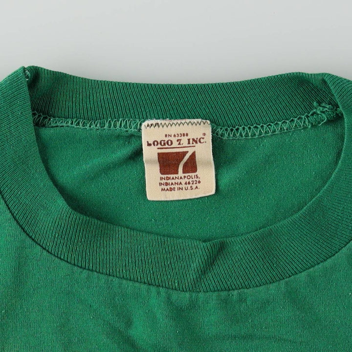 LOGO7 NFL Green Bay Packers Sports Print T-Shirt, Made in USA, Men's Size L (approx.) cotton green type Vintage Second Hand