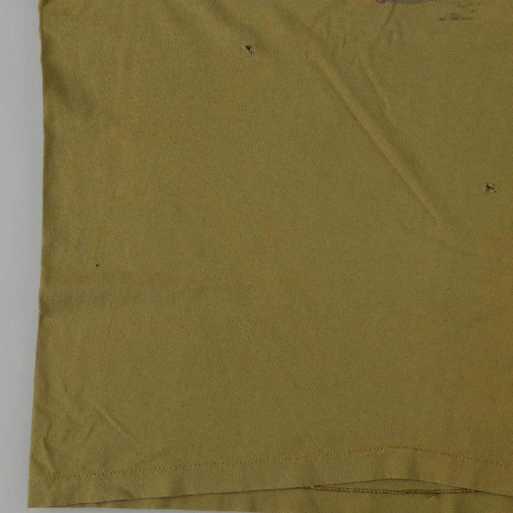 90'S MLB New York Yankees sports print t-shirt, men's size XL equivalent, vintage. unclear Khaki type Vintage Second Hand