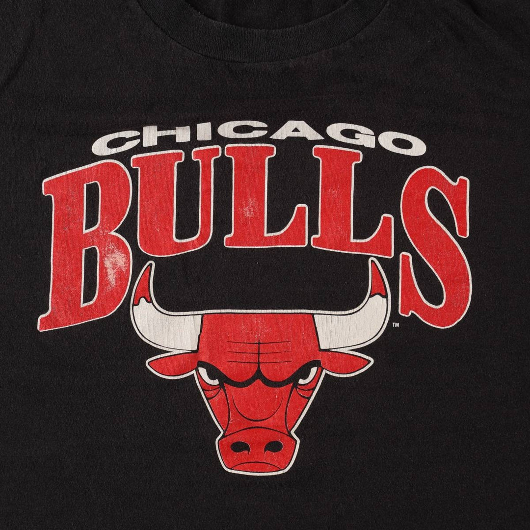 NBA Chicago Bulls Sports Print T-Shirt, Men's XL unclear black type Vintage Second Hand