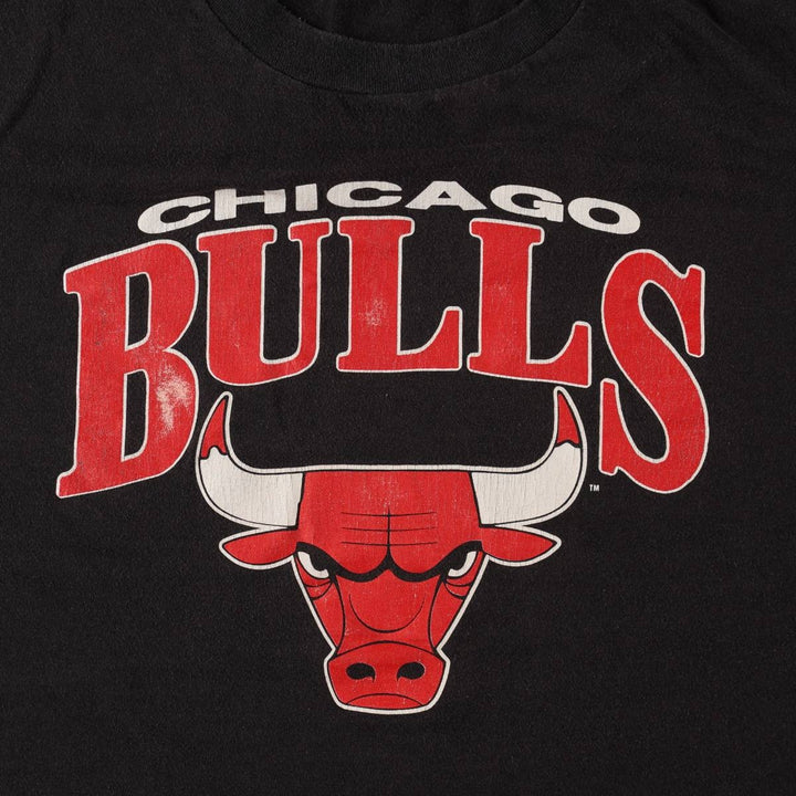 NBA Chicago Bulls Sports Print T-Shirt, Men's XL unclear black type Vintage Second Hand