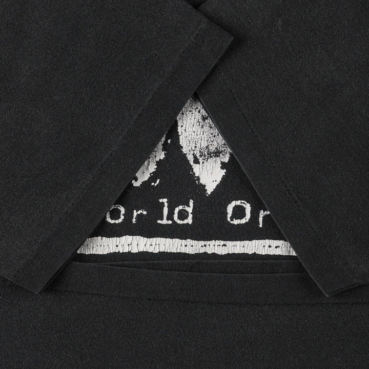 T-AMERICA nWo New World Order Pro Wrestling Sports Print T-Shirt (Men's XL equivalent) cotton black type Vintage Second Hand