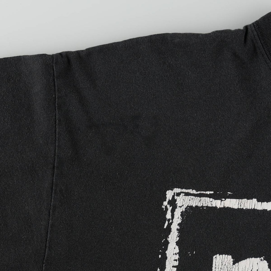 T-AMERICA nWo New World Order Pro Wrestling Sports Print T-Shirt (Men's XL equivalent) cotton black type Vintage Second Hand
