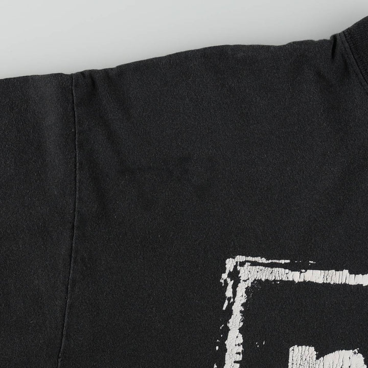 T-AMERICA nWo New World Order Pro Wrestling Sports Print T-Shirt (Men's XL equivalent) cotton black type Vintage Second Hand