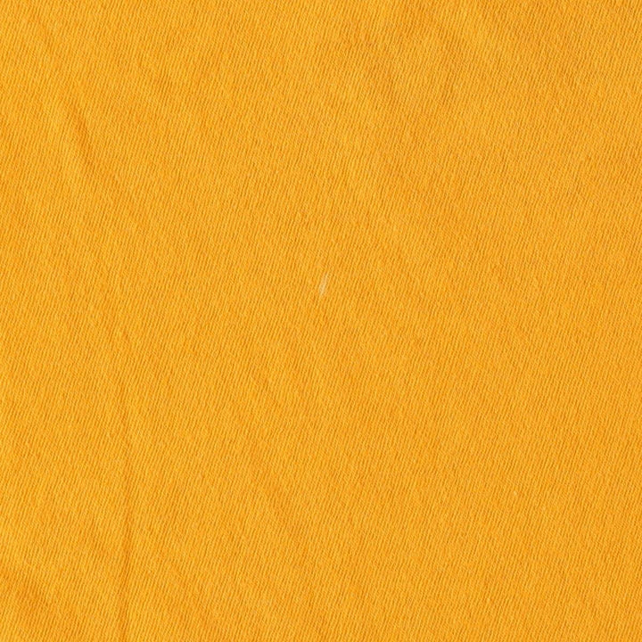 Russell College T-Shirt, Made in USA, Men's Size XL (approx.) cotton yellow type Vintage Second Hand