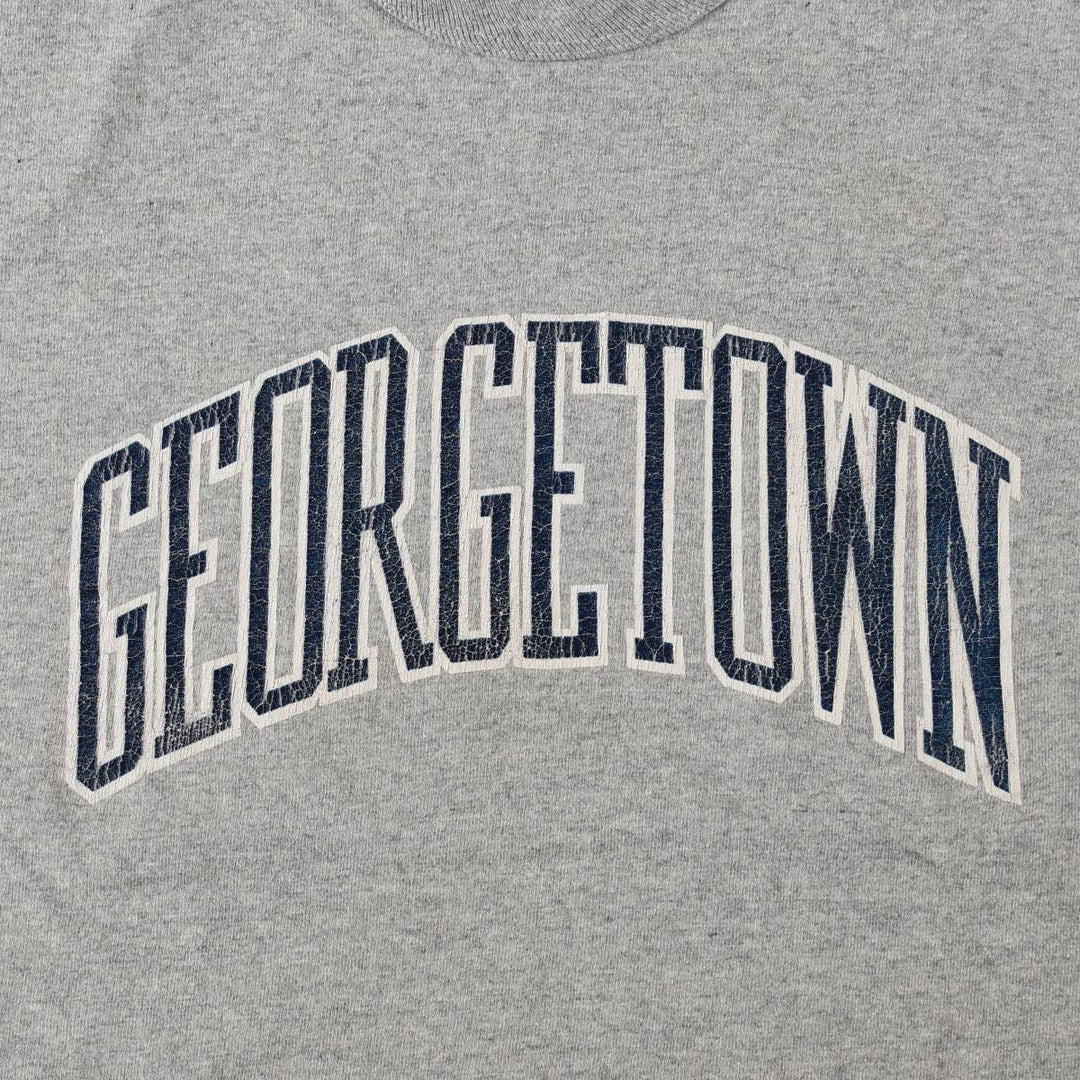 80'S Starter College T-shirt, Made in USA, Men's Size L (approx.) cotton gray type Vintage Second Hand